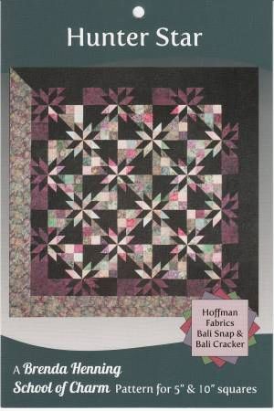 Hunter Star # BPP052, From Bear Paw Productions By Henning, Brenda In Quilts