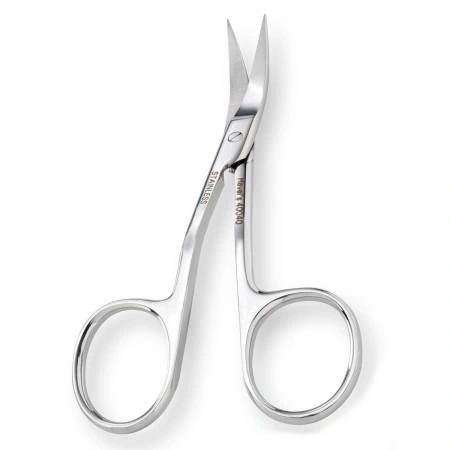 Left Handed 3-1/2in Double Curved Embroidery Scissors # C40040
