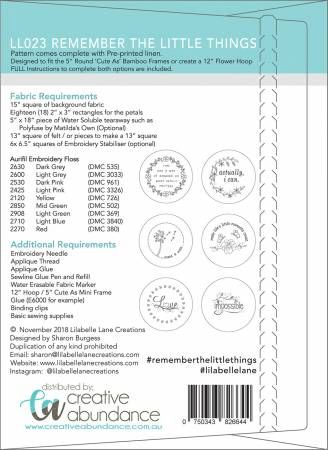 Remember the Little Things # CALL023