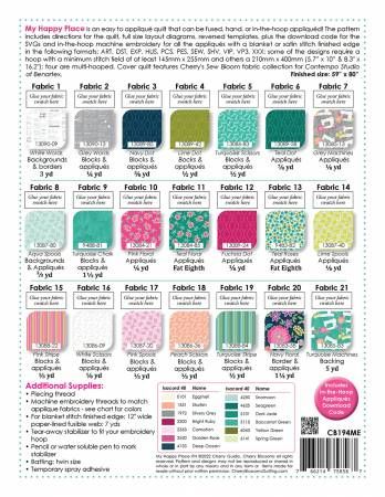 My Happy Place In The Hoop # CB194ME