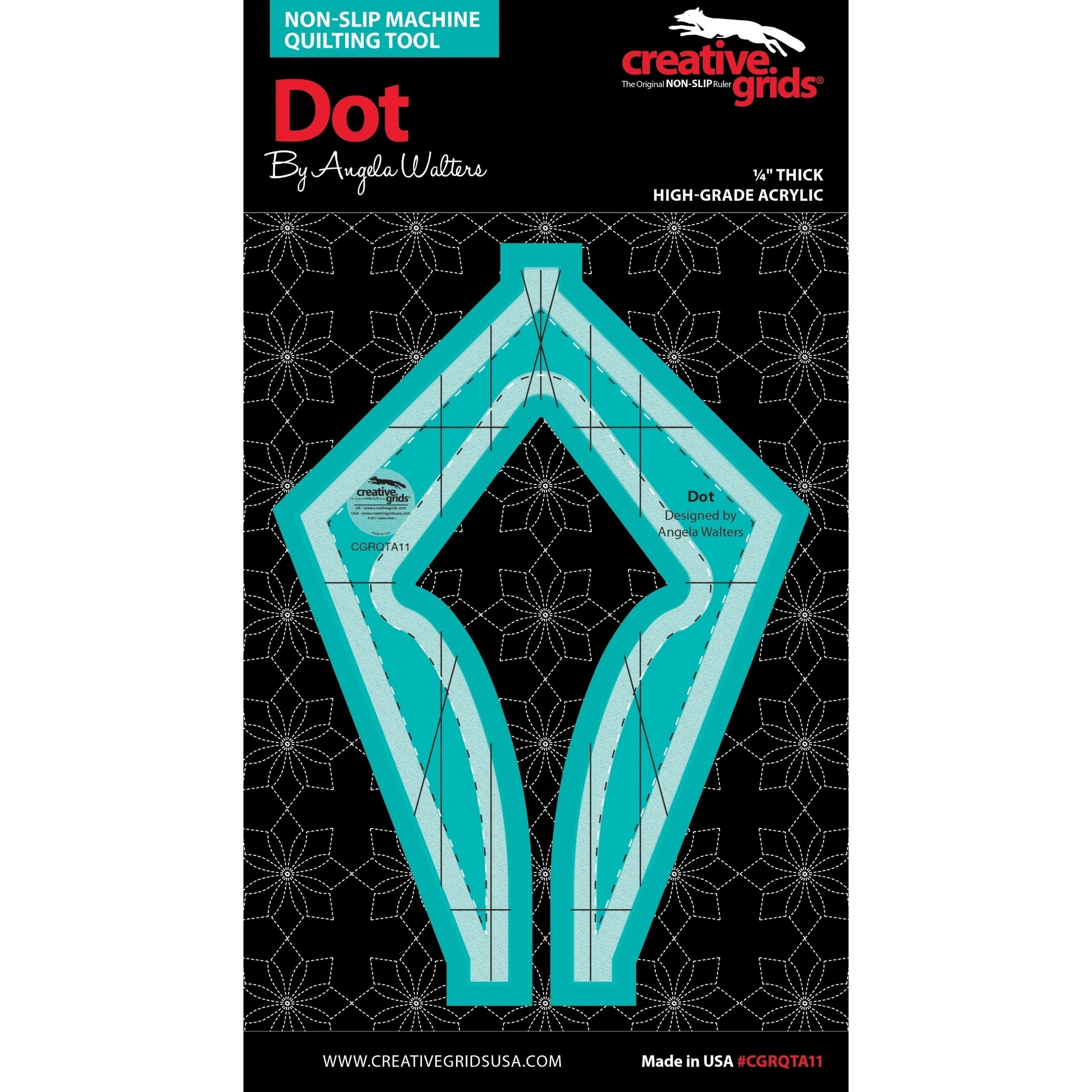Creative Grids Machine Quilting Tool Dot # CGRQTA11