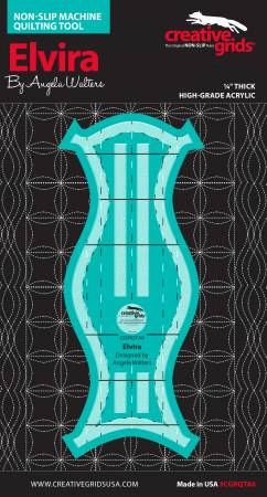 Creative Grids Machine Quilting Tool - Elvira # CGRQTA6