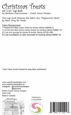 Christmas Treats # CHD-2144, From Coach House Designs In Quilts