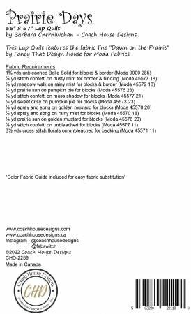 Prairie Days # CHD-2259