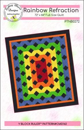 Rainbow Refraction # CMD162P, From Cathey Marie Designs By Laird, Cathey In Quilts