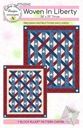 Woven In Liberty # CMD186P, From Cathey Marie Designs By Laird, Cathey In Quilts