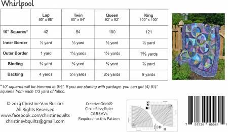 Whirlpool # CQ011P, From Christine Quilts In Quilts