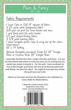 Plain & Fancy # CQ143P