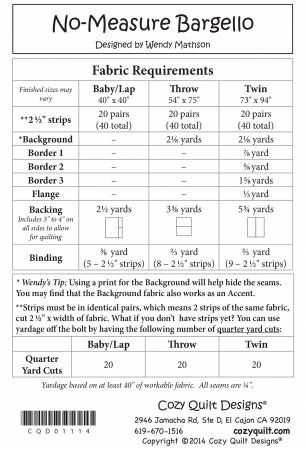 Cozy Strip Club - No-Measure Bargello # CQD01114