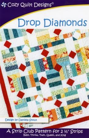 Drop Diamonds Pattern # CQD01123