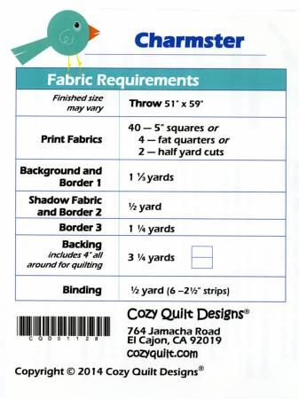 Sew Cicks - Charmster # CQD01128