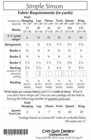 Simple Simon # CQD01130