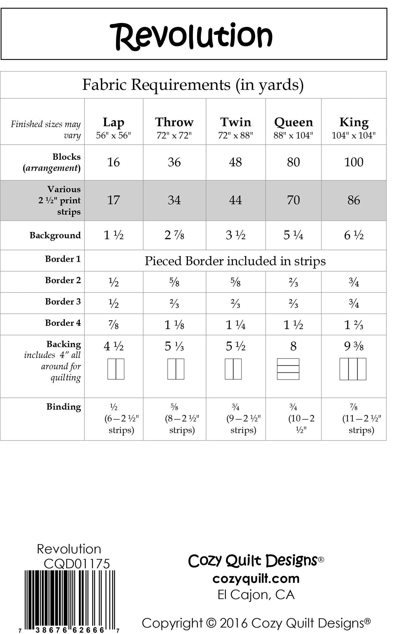 Revolution # CQD01175