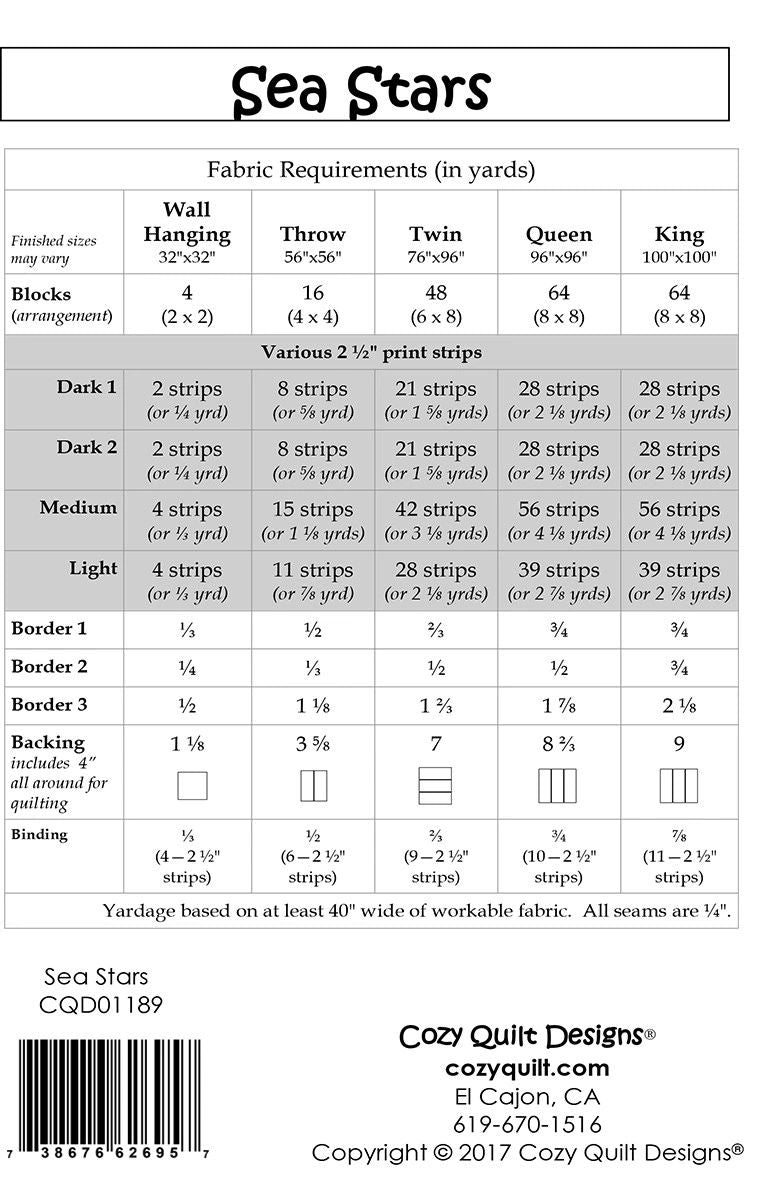 Sea Stars # CQD01189