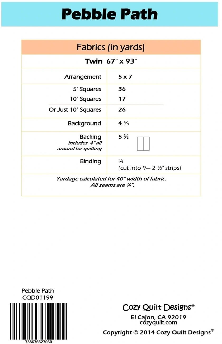 Pebble Path # CQD01199