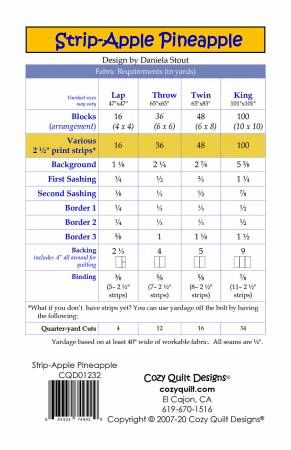 Strip Apple Pineapple # CQD01232