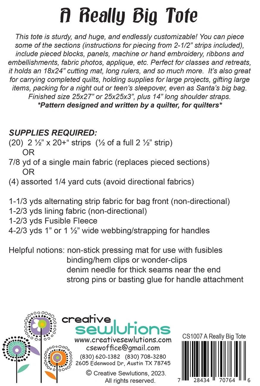 A Really Big Tote # CS-1007