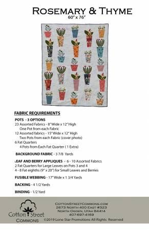 Rosemary And Thyme # CSC213