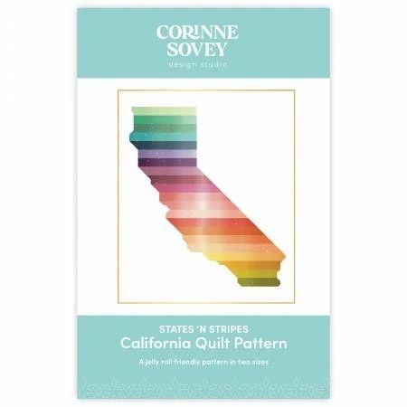 States 'N Stripes California Quilt Pattern # CSDS-SNSCA815