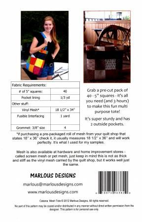 Cabana Mesh Tote # CTC19