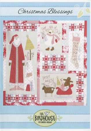 Christmas Blessings Quilt # D304, From Birdhouse Patchwork Designs In Quilts