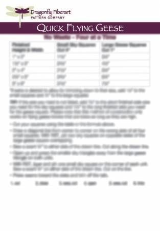 Flying Geese Learning Series Card # DFT50