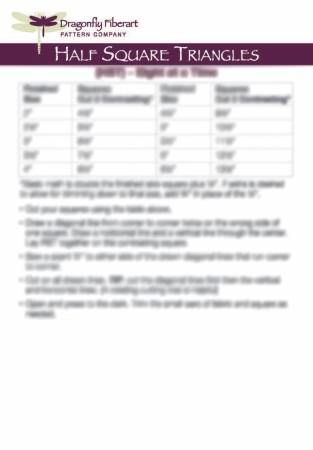 Half Square Triangle Learning Series Card # DFT51