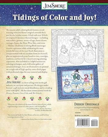 Jim Shore Holiday Traditions Coloring Book # DO6089