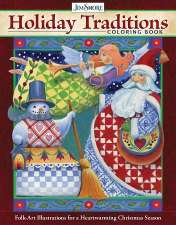 Jim Shore Holiday Traditions Coloring Book # DO6089