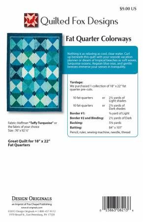 Fat-Quarter Colorways Pattern # DO8213