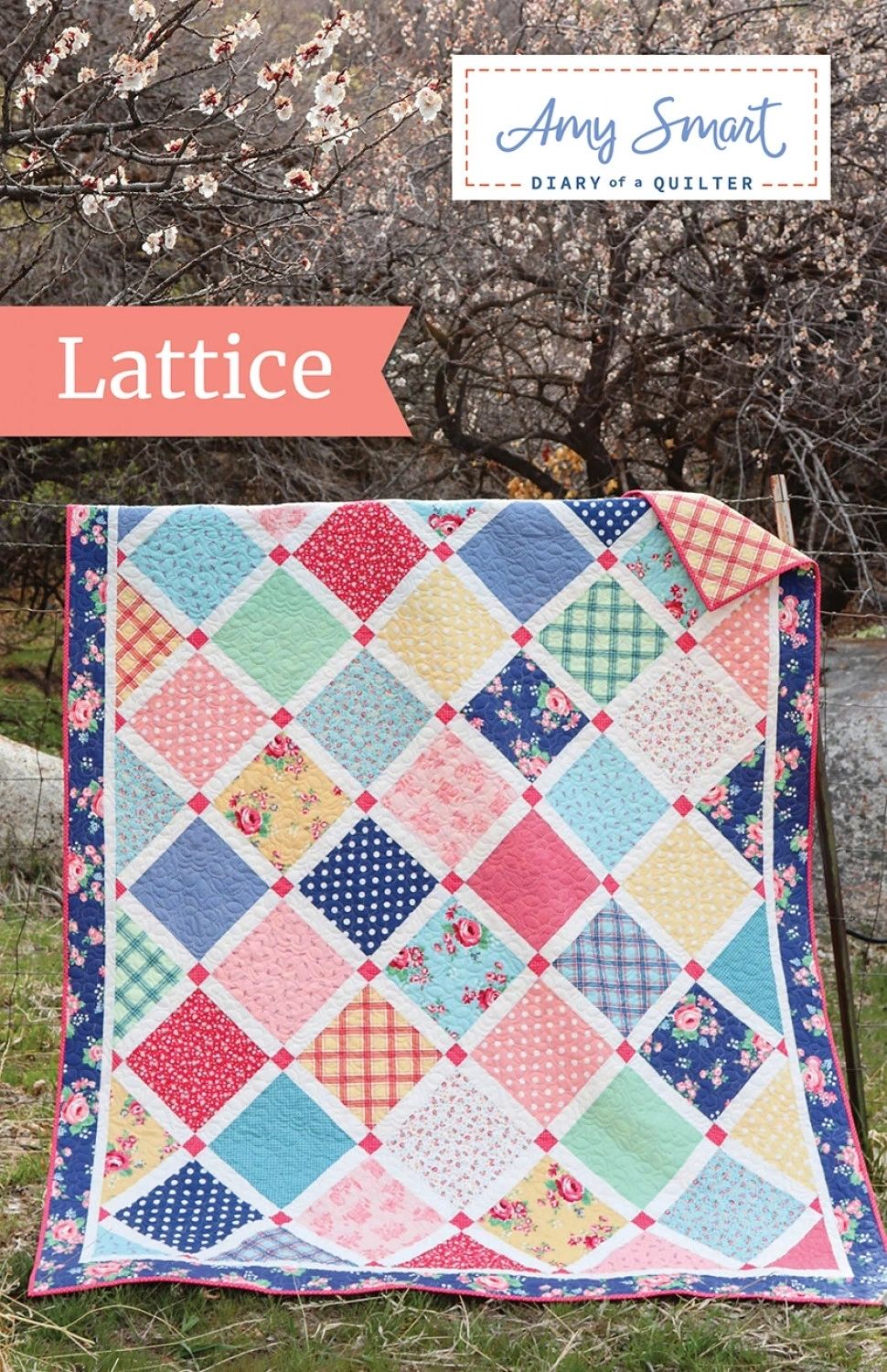 Lattice Quilt # DQ-1604 From Amy Smart - Diary of a Quilter By Smart, Amy In Quilts