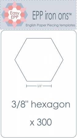 3/8in Hexagon EPP Iron-On x 300 # EPP25