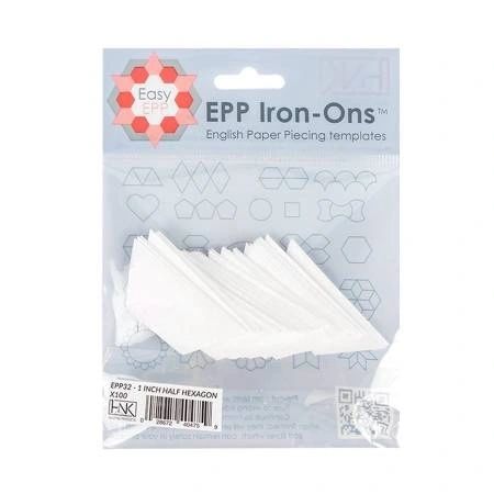 1in half Hexagon EPP Iron-On x 100 # EPP32