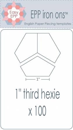 1in third Hexagon EPP Iron-On x 100 # EPP35