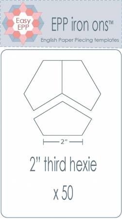 2in third Hexagon EPP Iron-On x 50 # EPP37
