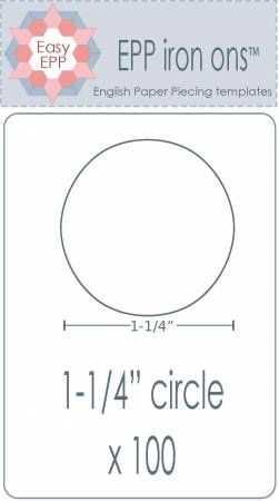 1-1/4in Circle EPP Iron-On x 100 # EPP81