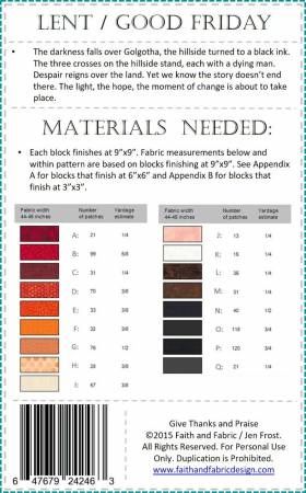 Lent / Good Friday # FAF-0127