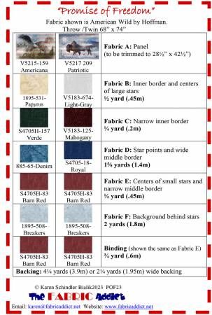 Promise of Freedom # FAPOF23