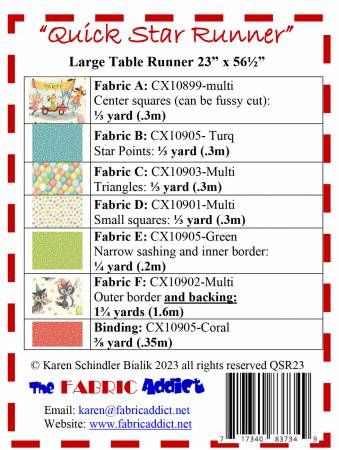 Quick Star Runner # FAQSR23