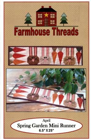 Spring Garden Mini Runner April # FAT754