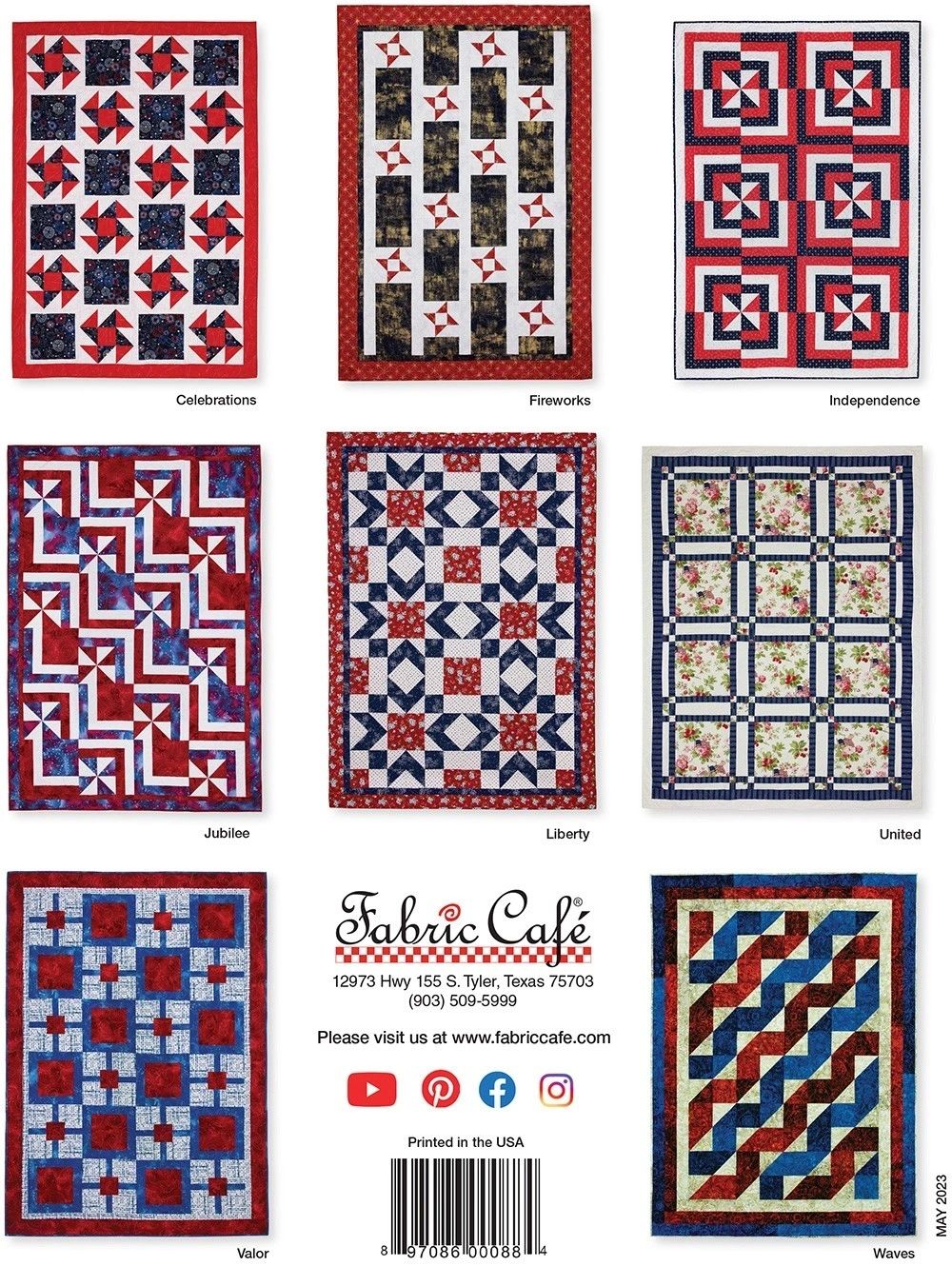 Make it Patriotic With 3-Yard Quilts # FC032342