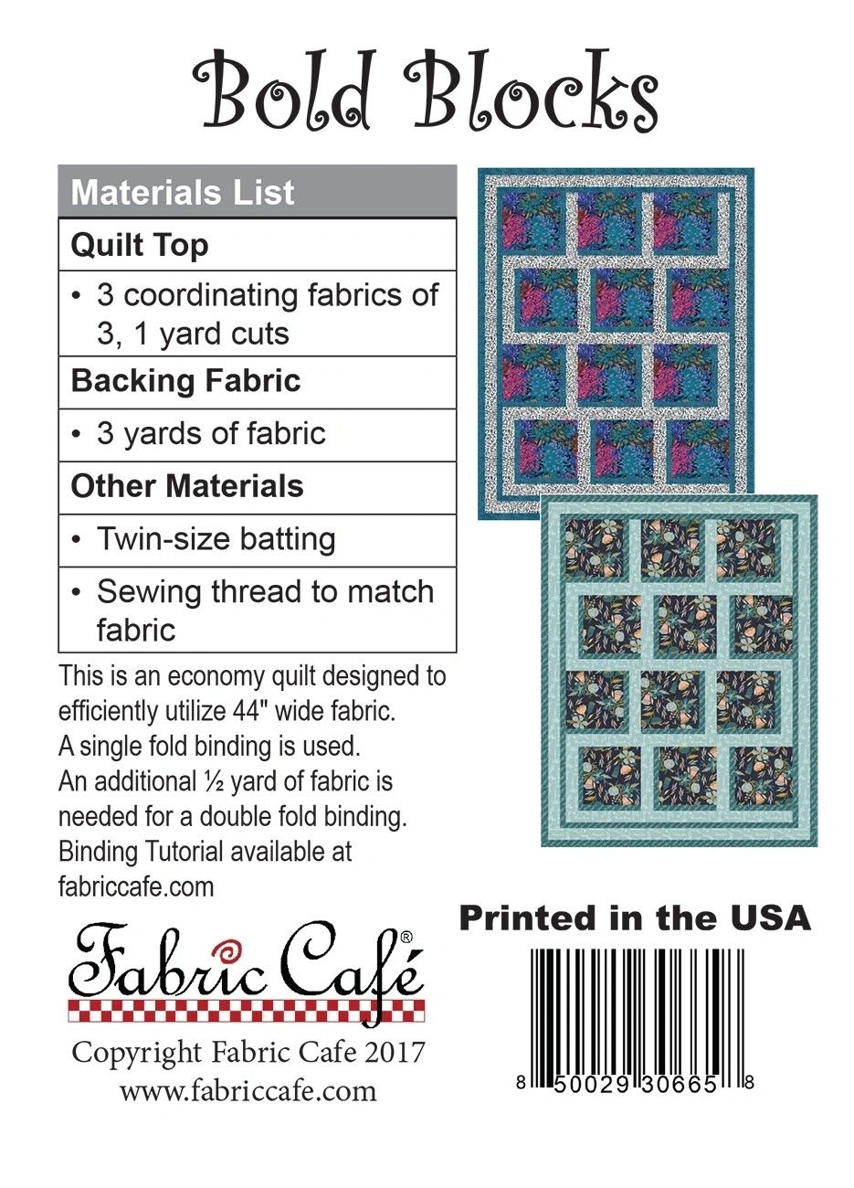 Bold Blocks # FC091720-01