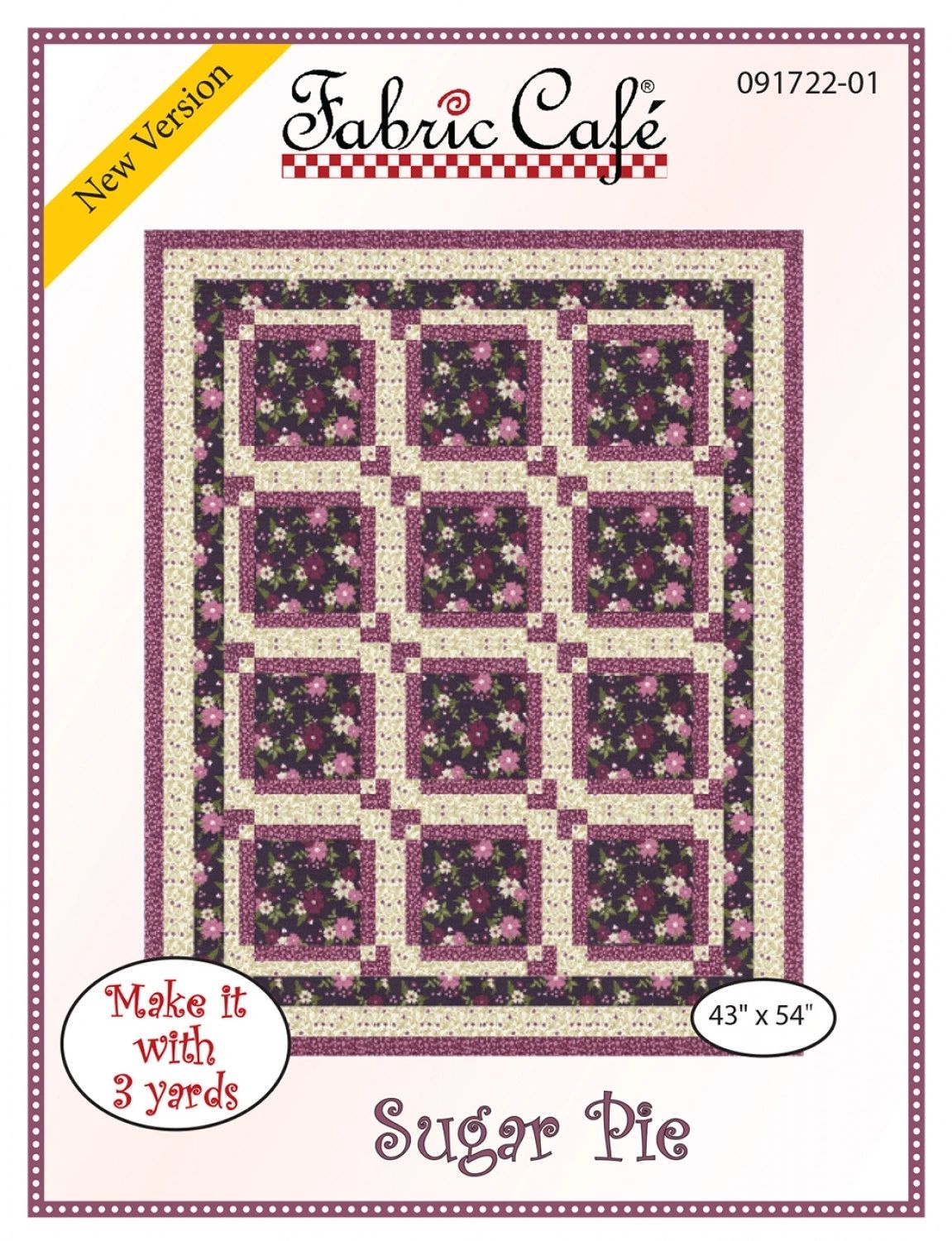 Sugar Pie Individual Pattern # FC091722-01