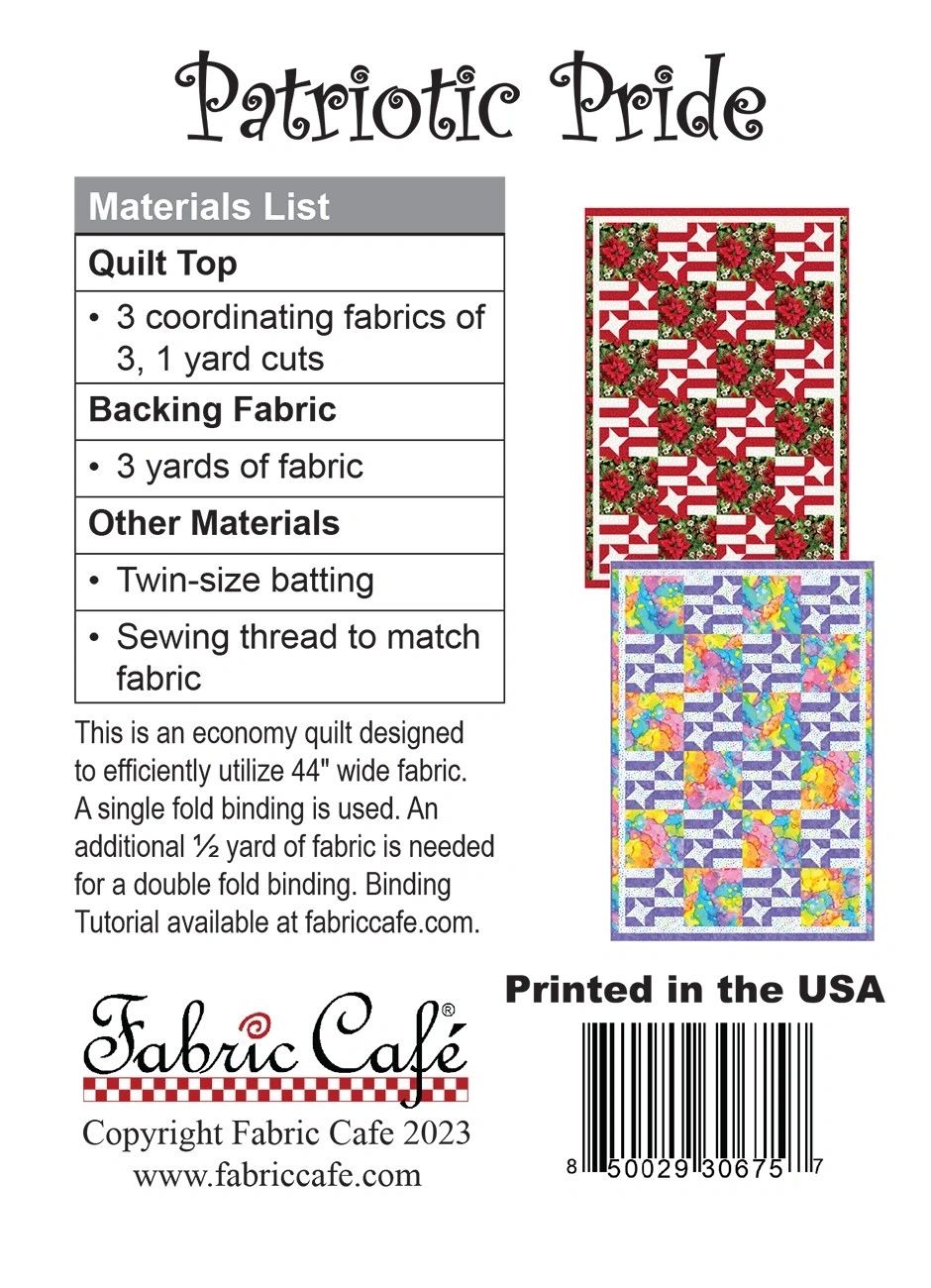 Patriotic Pride Individual Pattern # FC092321-01