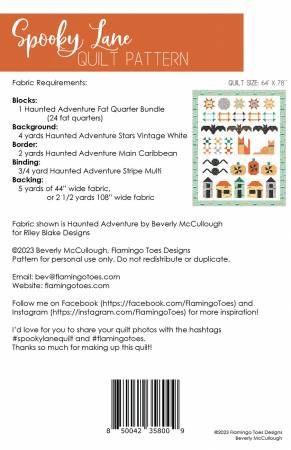 Spooky Lane Quilt # FT-8009A