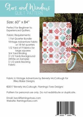 Stars and Windows Quilt Pattern # FT-8009