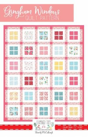 Gingham Windows Quilt Pattern # FT-8184