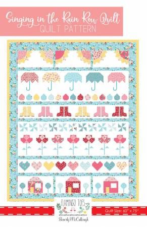 Singing in the Rain Row Quilt # FT-8207