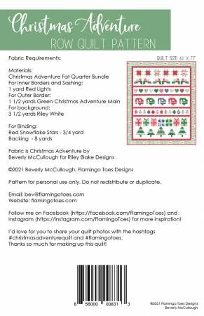 Christmas Adventure Row Quilt # FT-8313