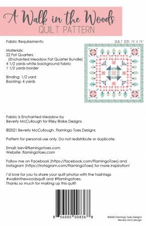 A Walk in the Woods Quilt Pattern # FT-8368